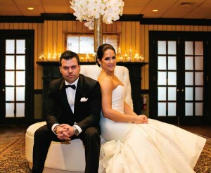 Anne Nikolaus realized her dream of holding her wedding reception at the Lancaster Country Club, where she grew up playing golf. Kylene Lynn Photography. 