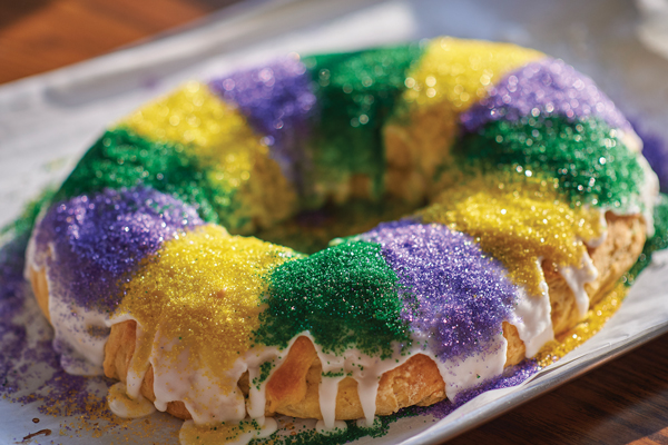 King Cake Ornaments Perfect for Your Mardi Gras Tree